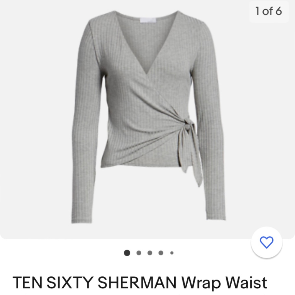 Ten Sixty Sherman Wrap Ribbed Sweater